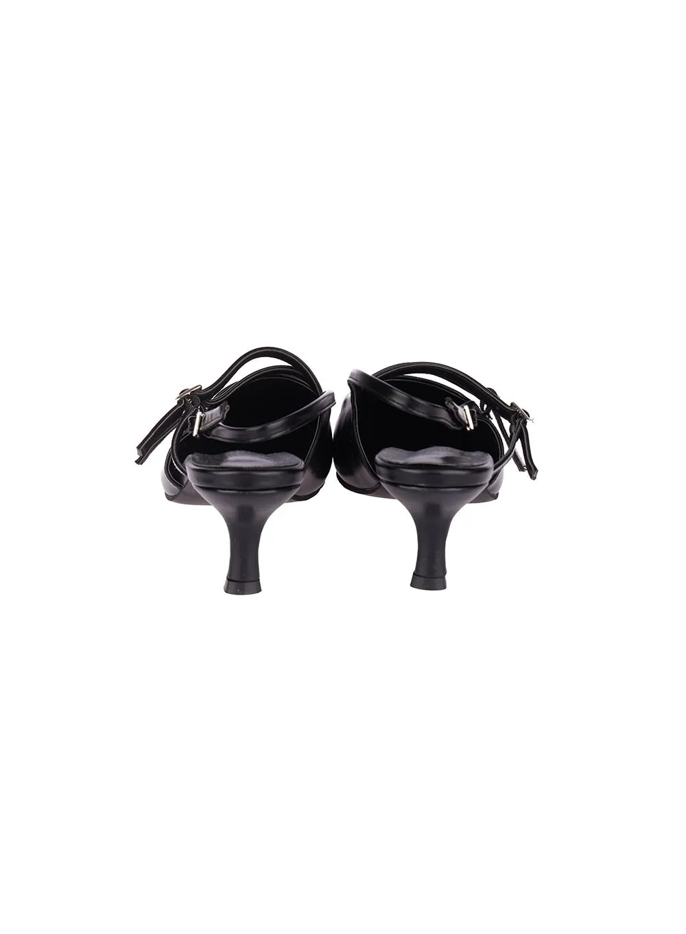 Triple Buckle Kitten Heel CF520