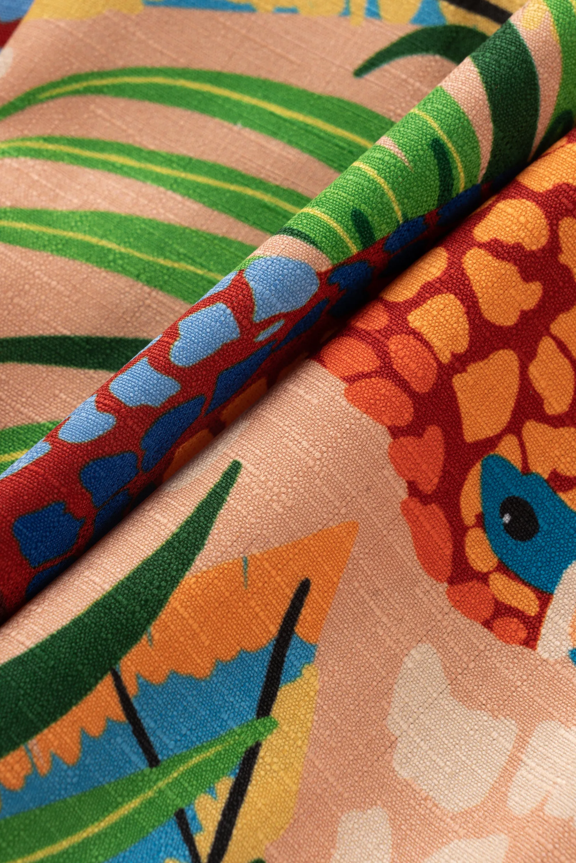 Tropical Toucans Print Halter Midi Dress