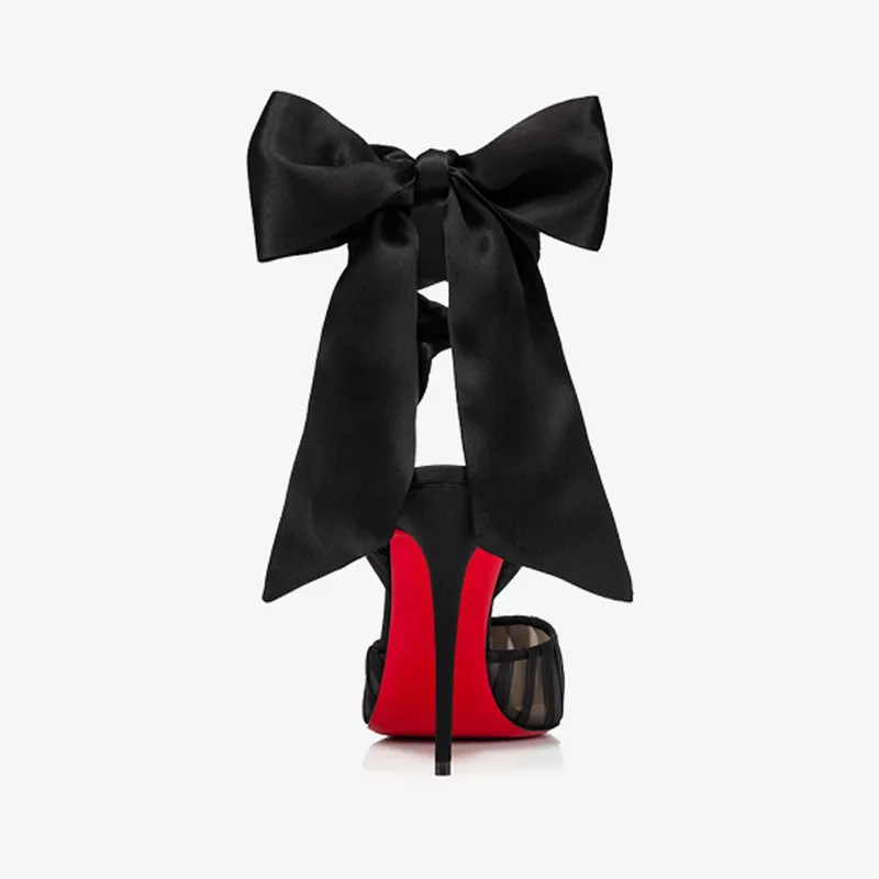Urban Style Pump with Satin Crepe Strap