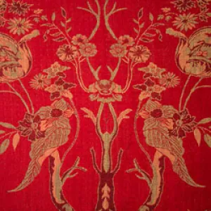 V Neck Kaftan in Rich Ruby