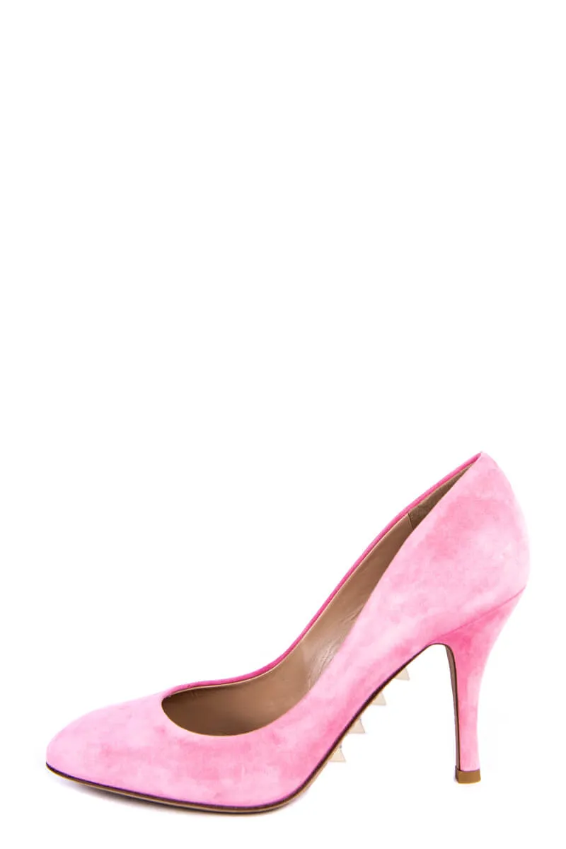 Valentino Pink Suede Rockstud Pumps New Size US 8 | EU 38