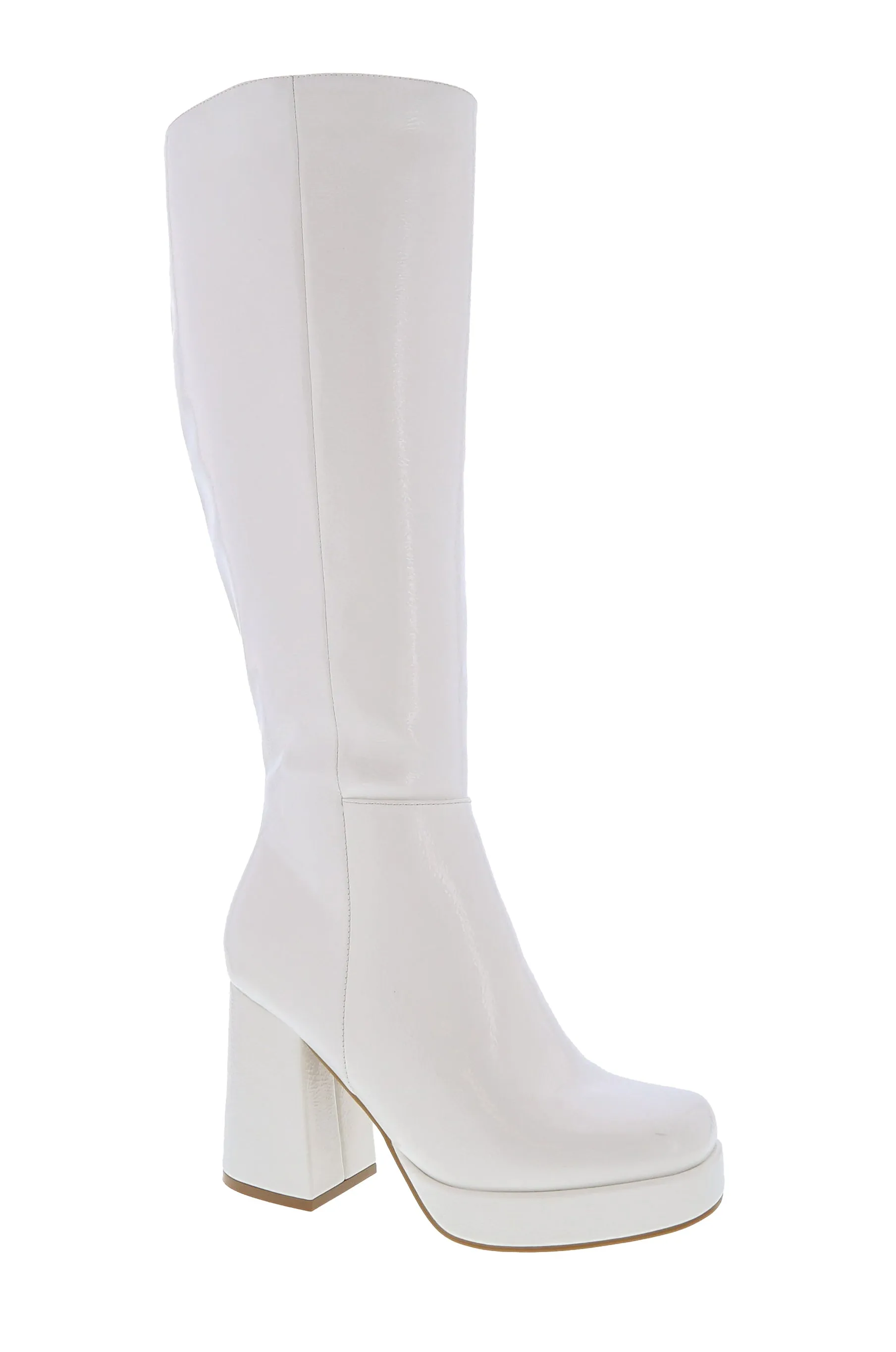 Venom - Block Heel Knee High Platform Boots for Women, Chunky Heel Boots, Stylish Winter Footwear, Trendy Knee-High Boots, Comfortable & Bold Design