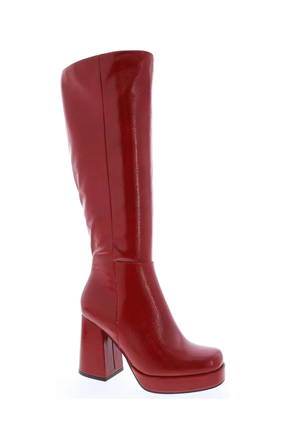 Venom - Block Heel Knee High Platform Boots for Women, Chunky Heel Boots, Stylish Winter Footwear, Trendy Knee-High Boots, Comfortable & Bold Design