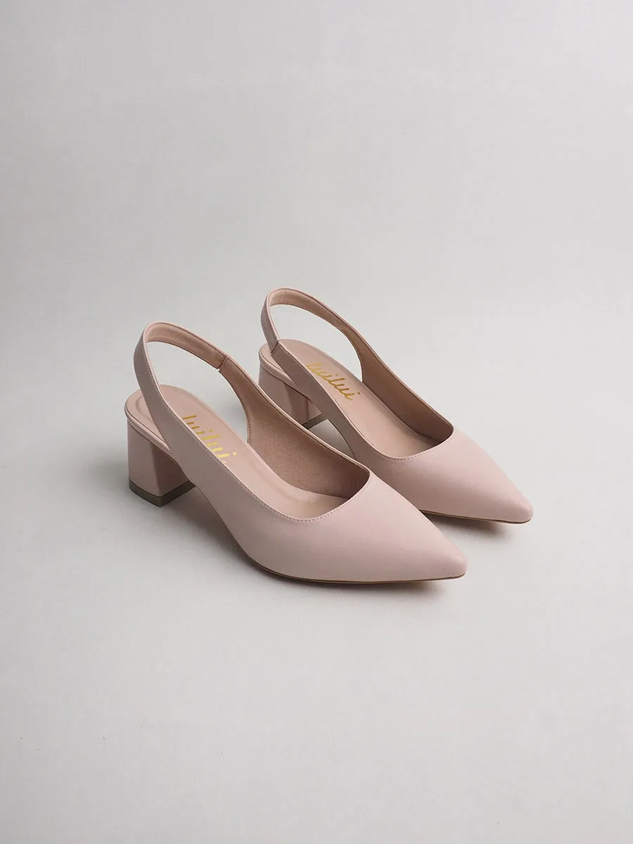 VERONA slingback pumps on block heel