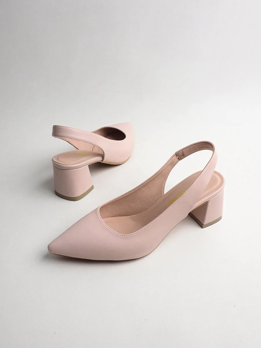 VERONA slingback pumps on block heel