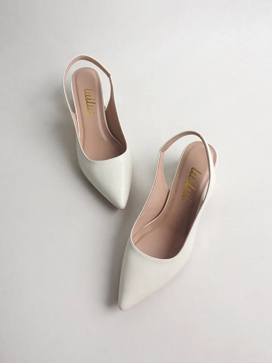 VERONA slingback pumps on block heel