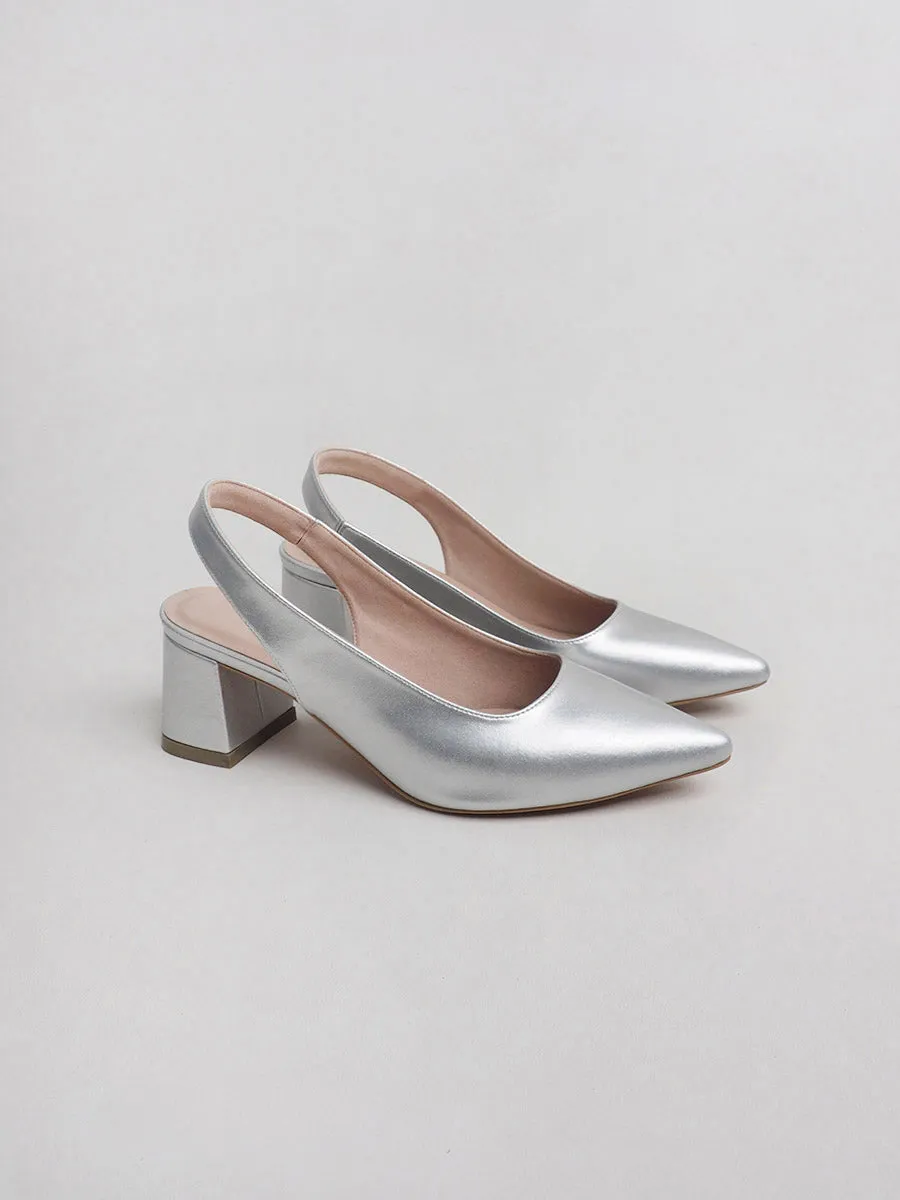 VERONA slingback pumps on block heel
