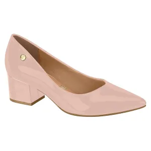 Vizzano 1220-315 Block Heel Pump in Pastel Pink Patent