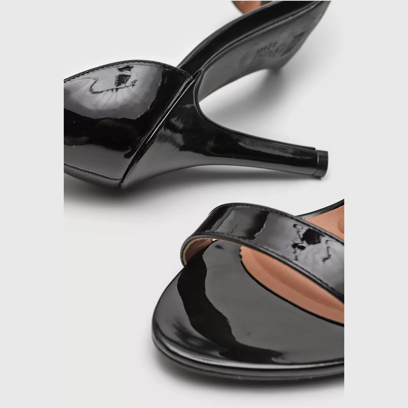 Vizzano 6249-452 High Heel Sandal in Black Patent