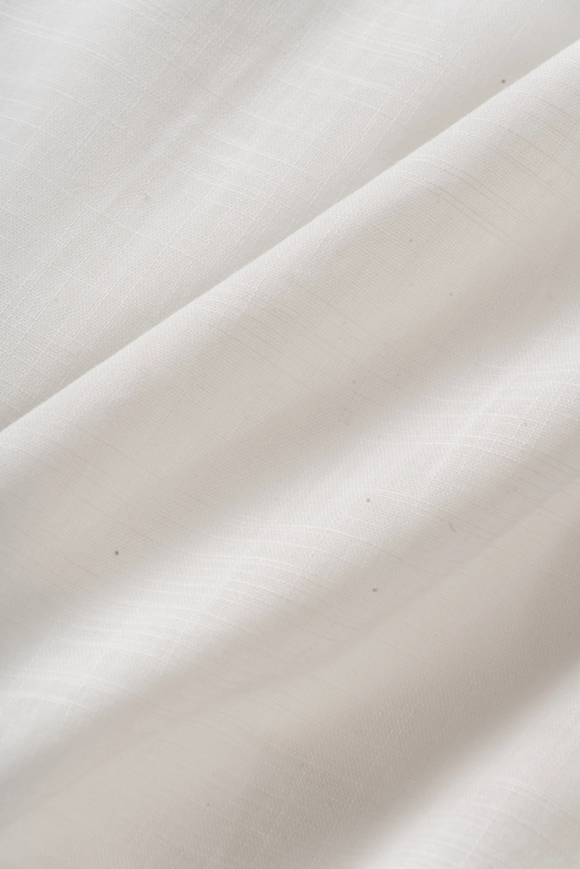 White Basic Tie Back Cotton Mini Dress