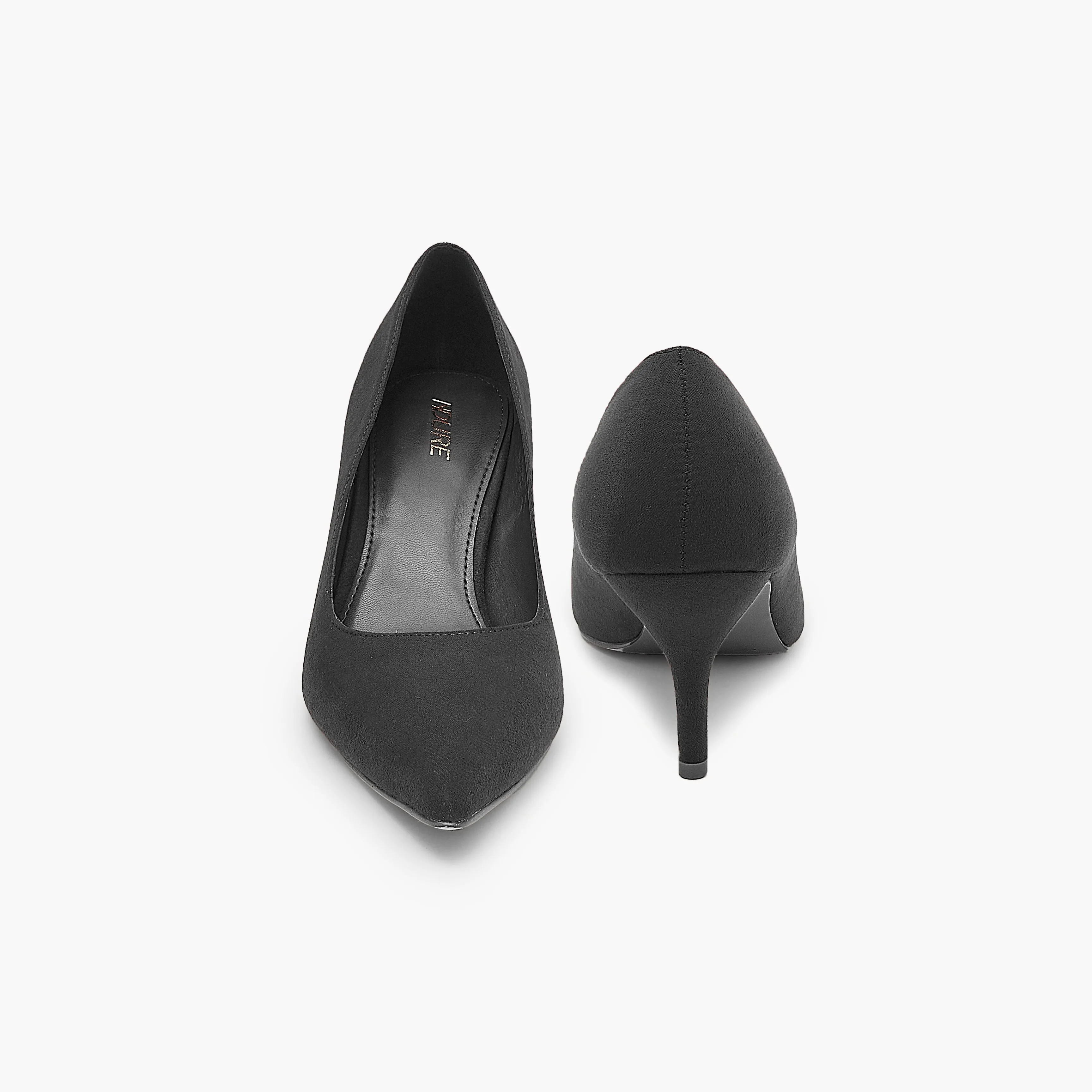 Women's Buckled Low Heel Pumps