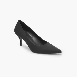 Women's Buckled Low Heel Pumps