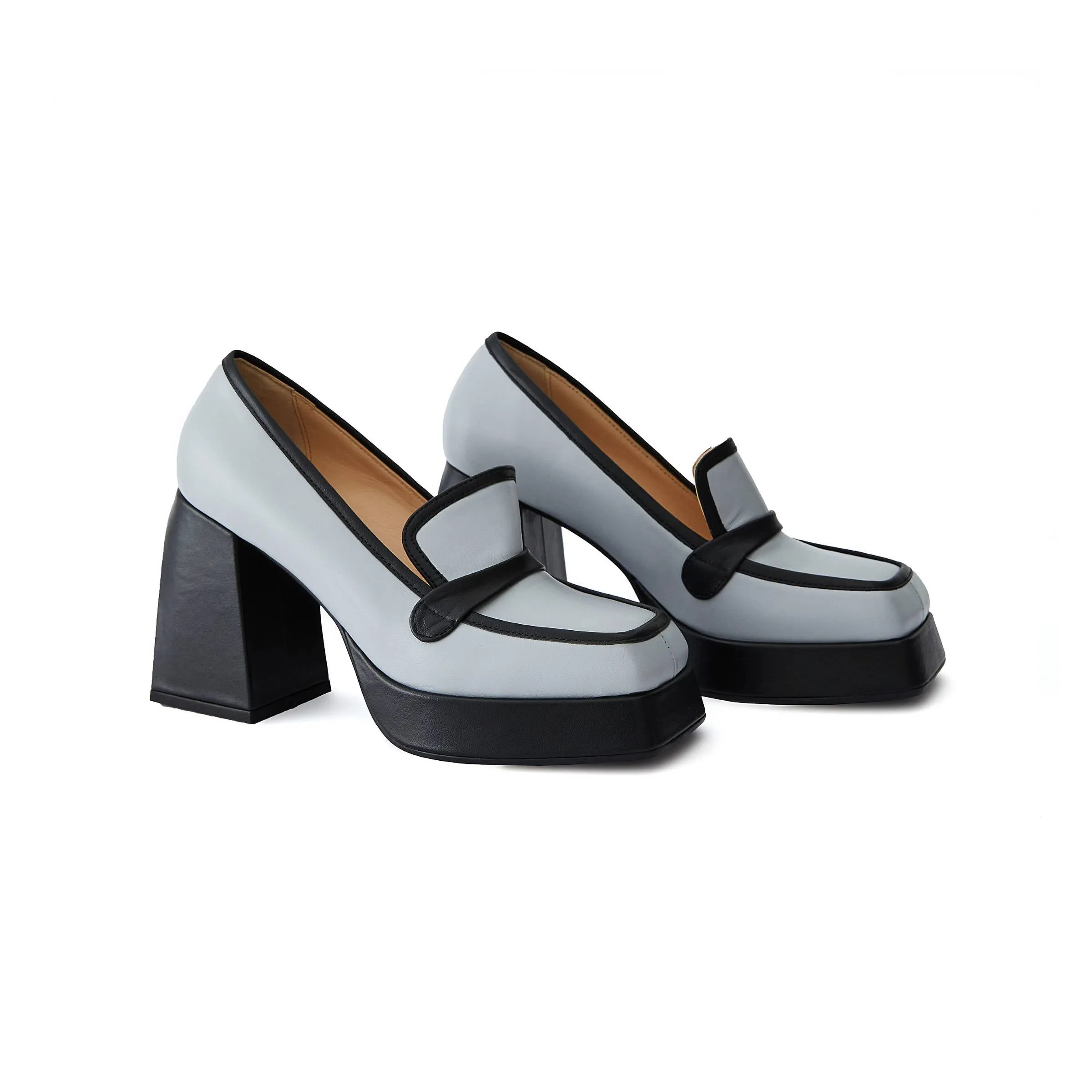 Women's Calf Leather Handmade Platform W1003
