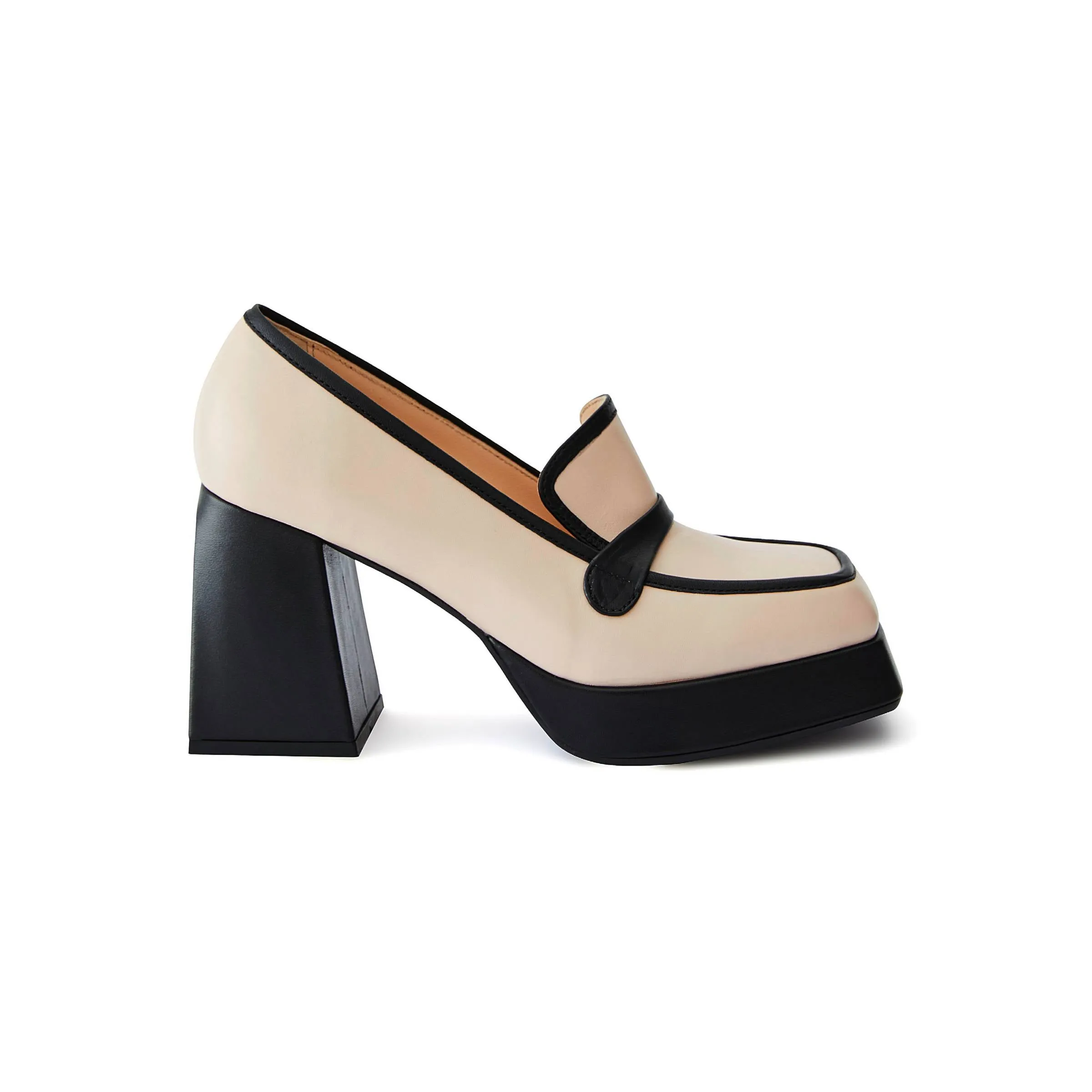 Women's Calf Leather Handmade Platform W1003