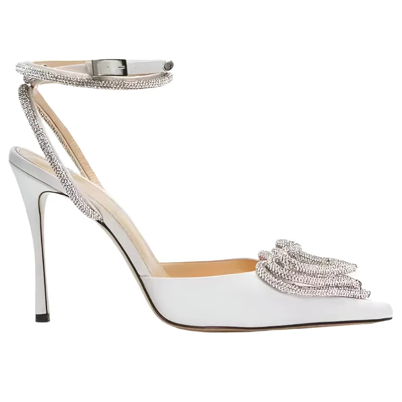 Women's Rhinestone Stiletto High Heel Sandals – Luxury Designer Summer Party Shoes, Elegant & Casual Footwear, Zapatos de Mujer