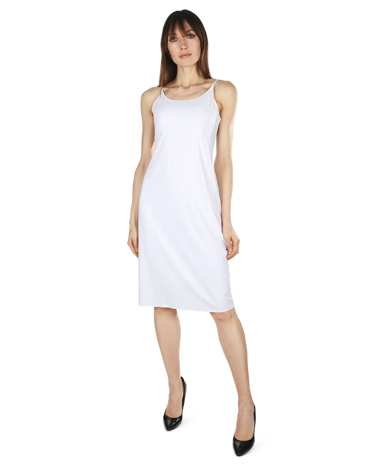 Women's Silky-Smooth Double-Bonded 36" Cami Slip Dress