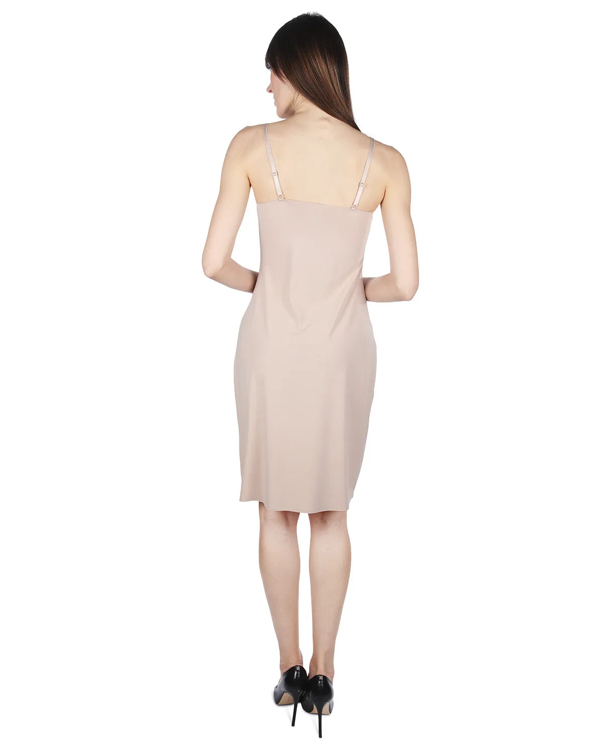 Women's Silky-Smooth Double-Bonded 36" Cami Slip Dress