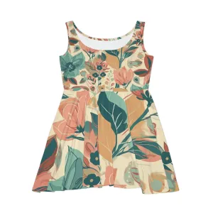 Women's Skater Dress with mid summer retro design