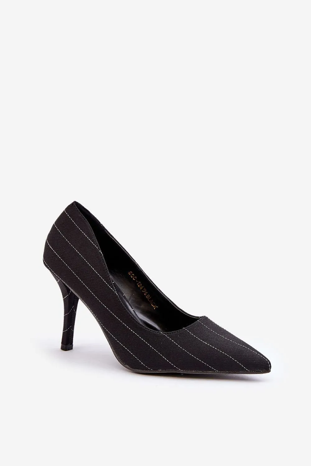 Women's textile material classic high heels