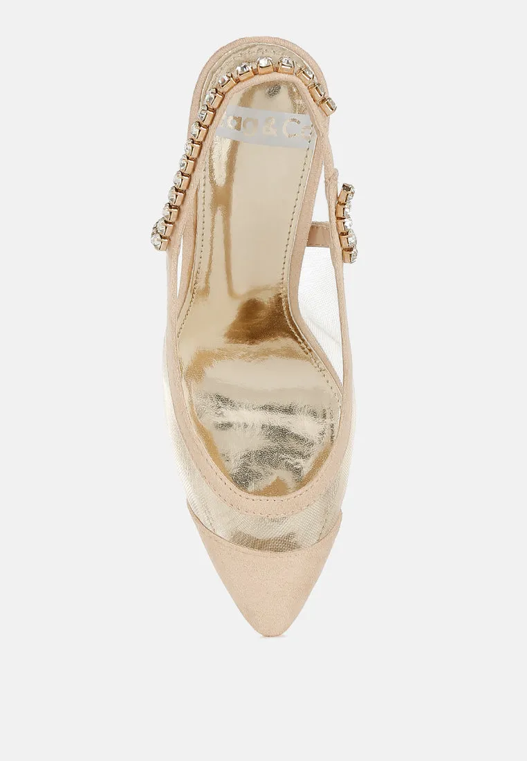 Yaga Stiletto Heel Slingback Sandals