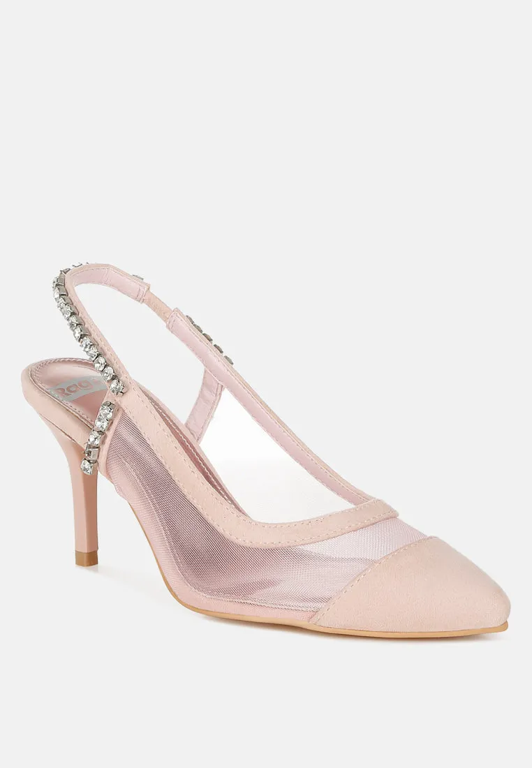 Yaga Stiletto Heel Slingback Sandals