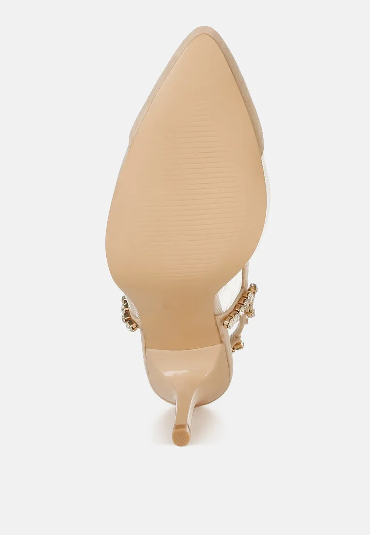 Yaga Stiletto Heel Slingback Sandals