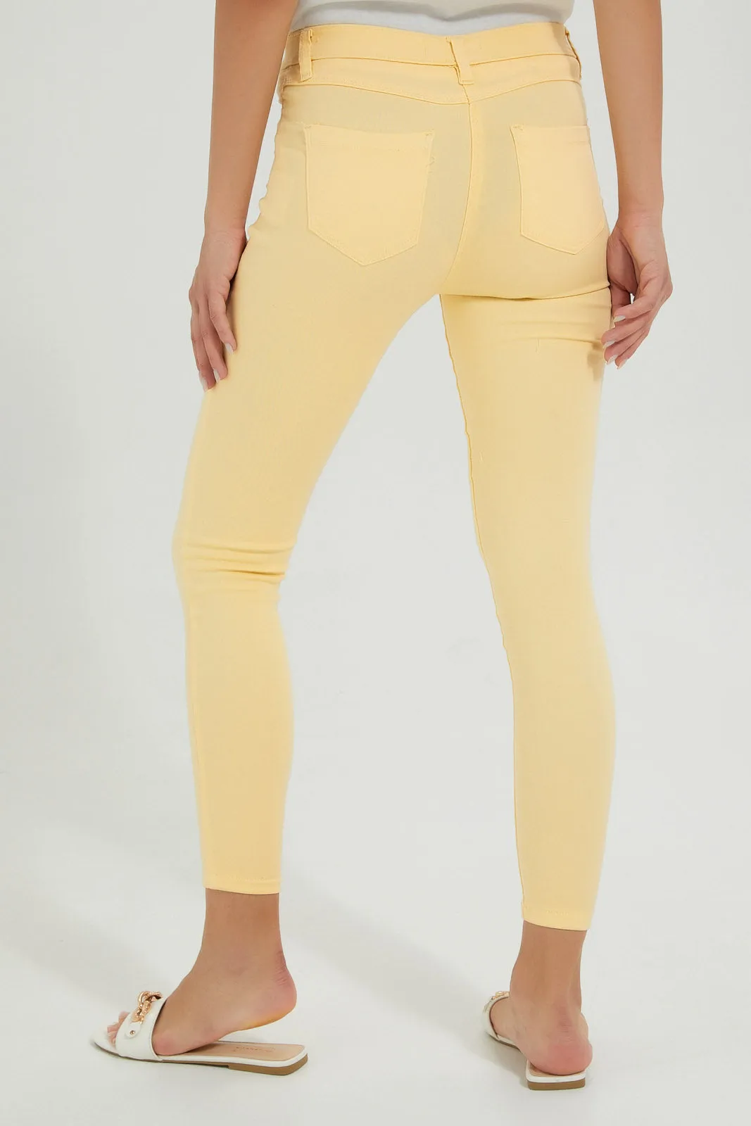 Yellow Skinny Jegging