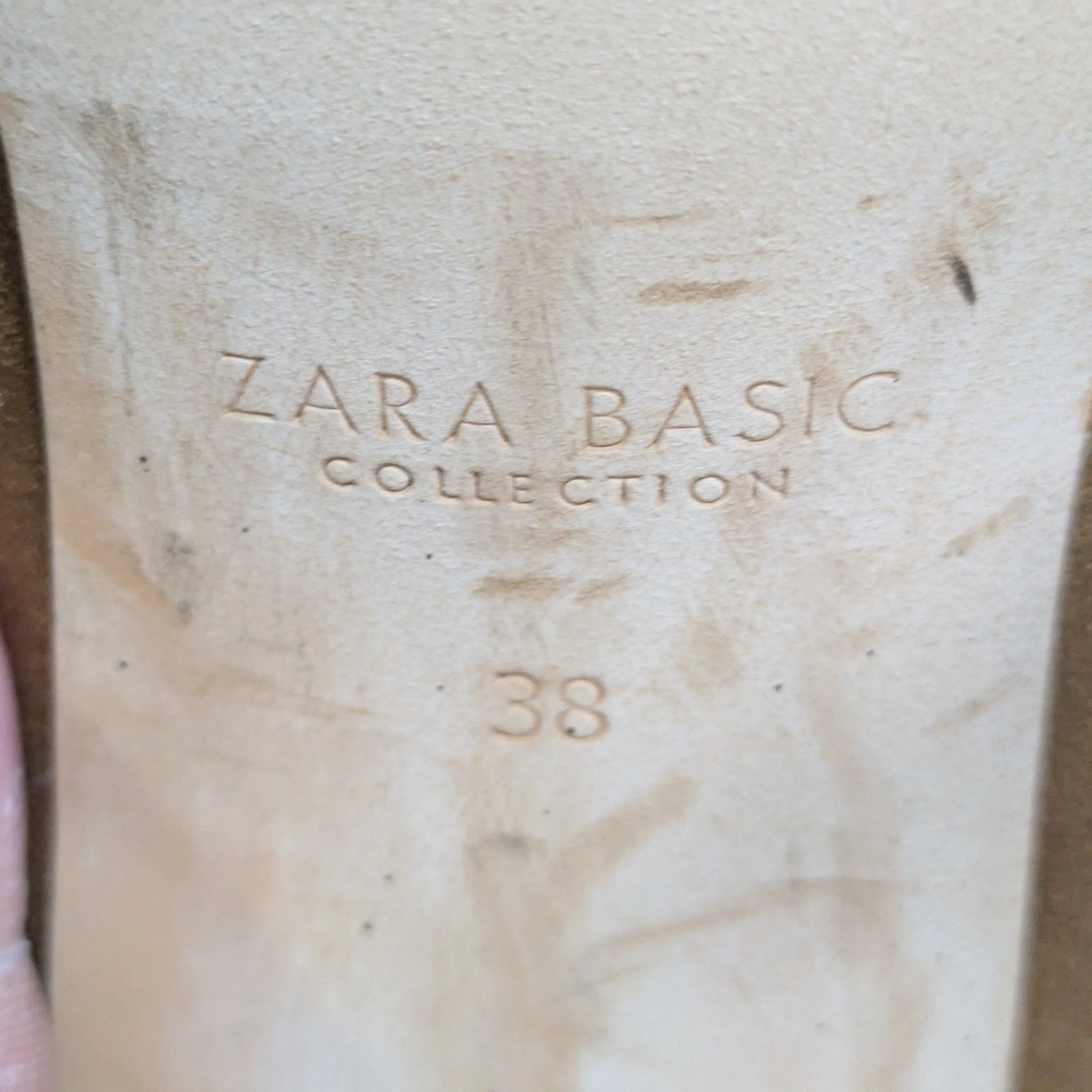 Zara Cut Work High Heel Ankle Boots Size EU 38 / UK 5 / US 7